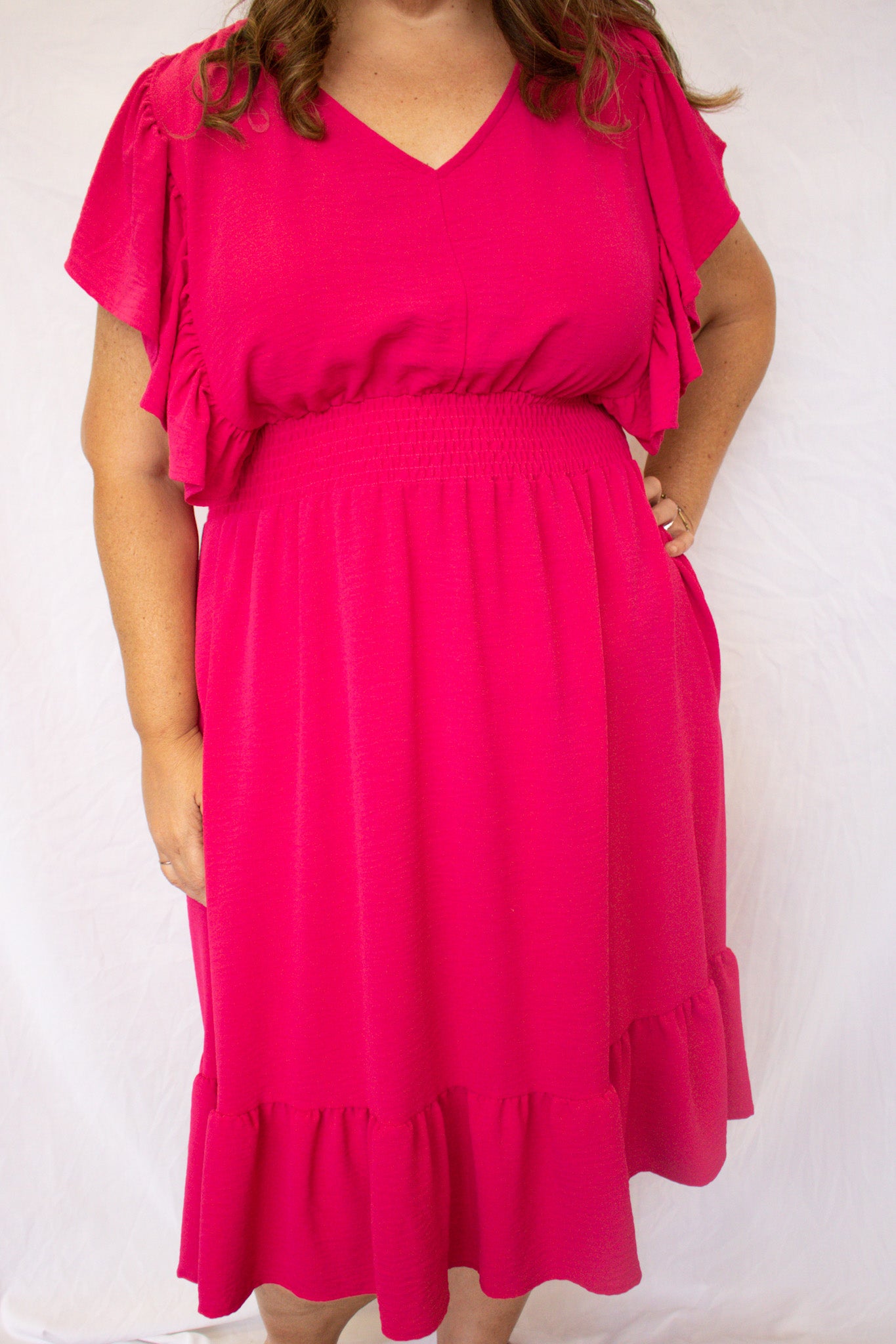 Hot Pink Summer Dress