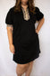 Classy with a Wild Side Dress - Black