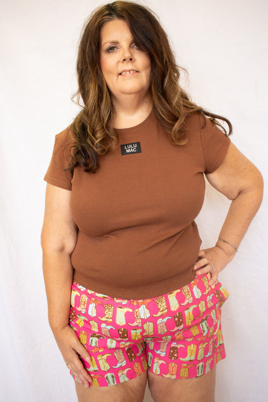 Brown LuLu Mac Tee-SBC