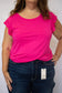 Pink Ruffle Sleeve Top - SBC