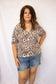 V-neck Leopard Top - SBC