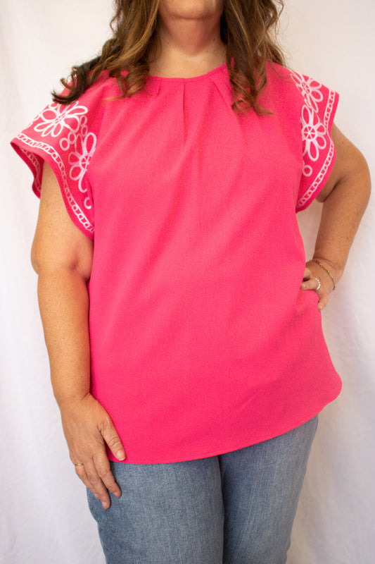 Strawberry Pink Top