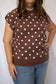 Mocha Dot Moment Top
