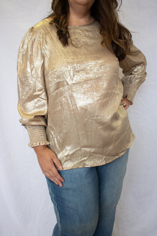 Champagne Wishes Top