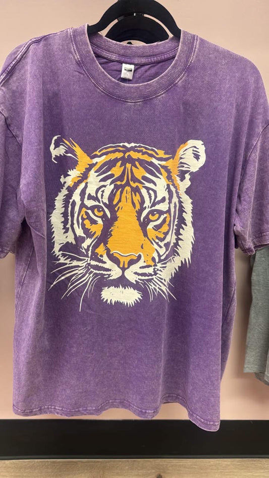 Tiger Acid Wash Tee