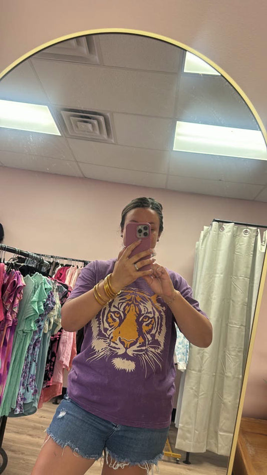 Tiger Acid Wash Tee