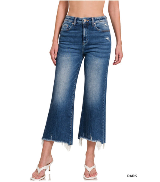 Zenana Jeans - Medium Wash Shark Bite