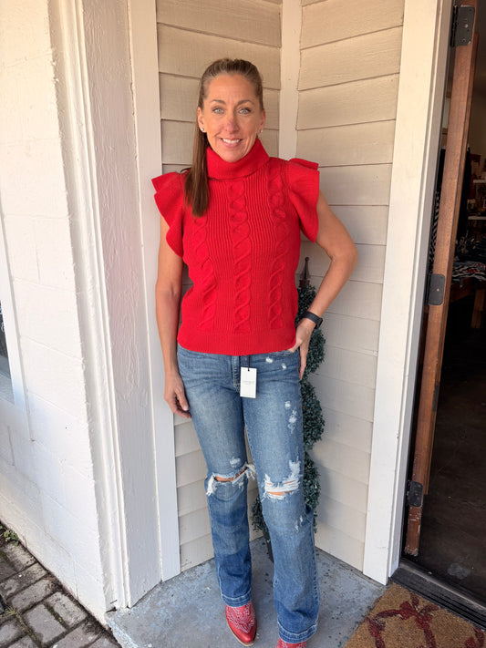 Red Sweater Shirt