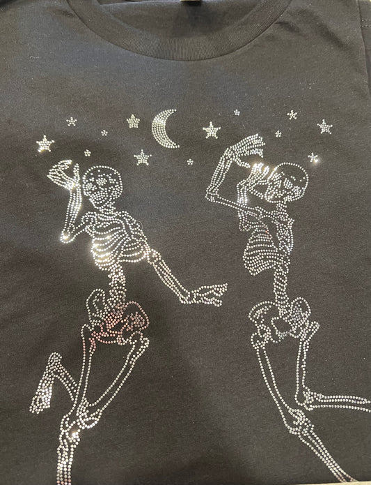 Dancing Skeletons Spangle Tee