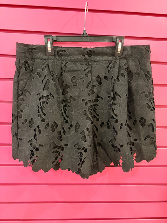 Black Lace Shorts