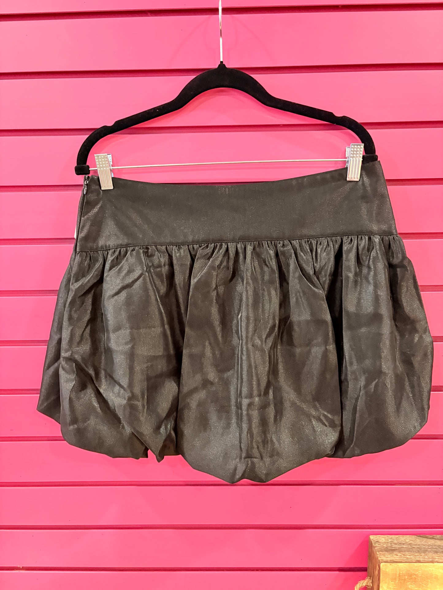 Black bubble skirt