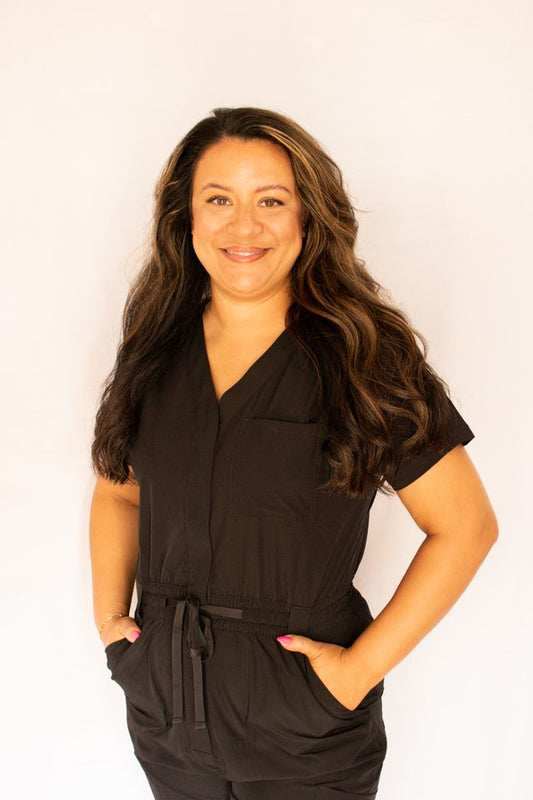 Excel Stretch Scrub Jumpsuit-555