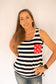 Fourth of July Striped Top - SBC