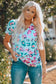Leopard V-Neck Top