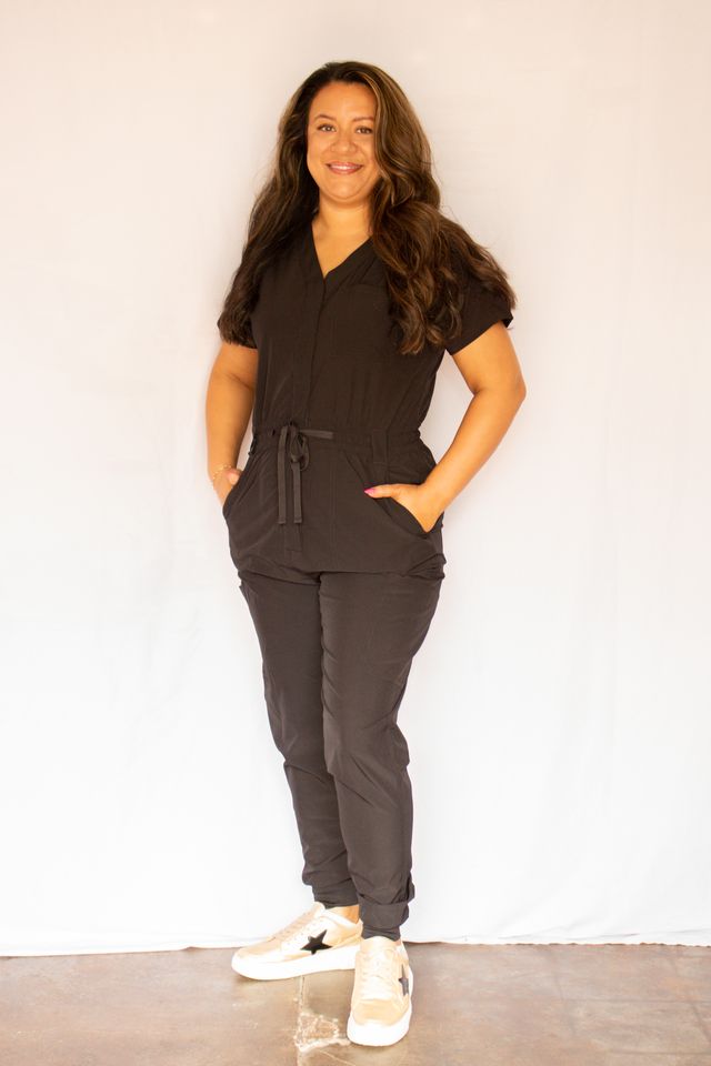 Excel Stretch Scrub Jumpsuit-555