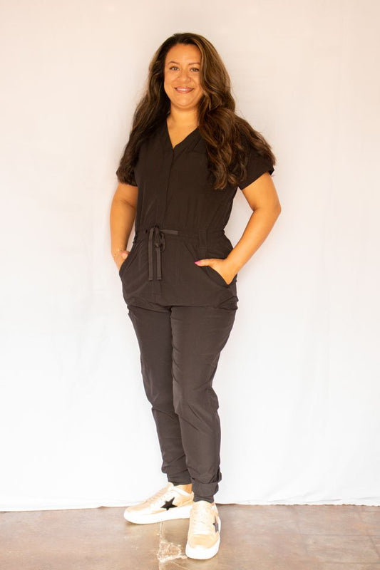 Excel Stretch Scrub Jumpsuit-555