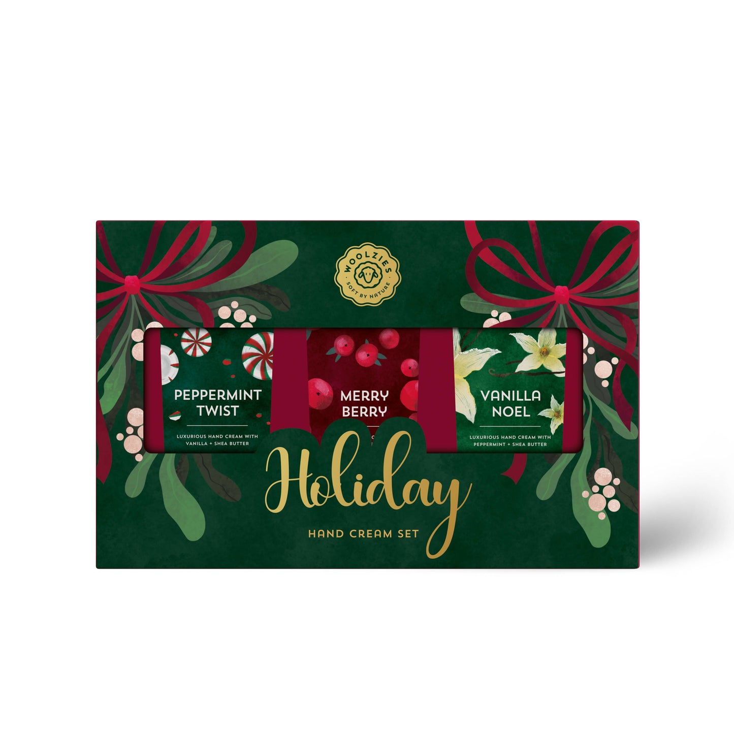 Woolzies - Green Holiday Hand Cream Set Of 3