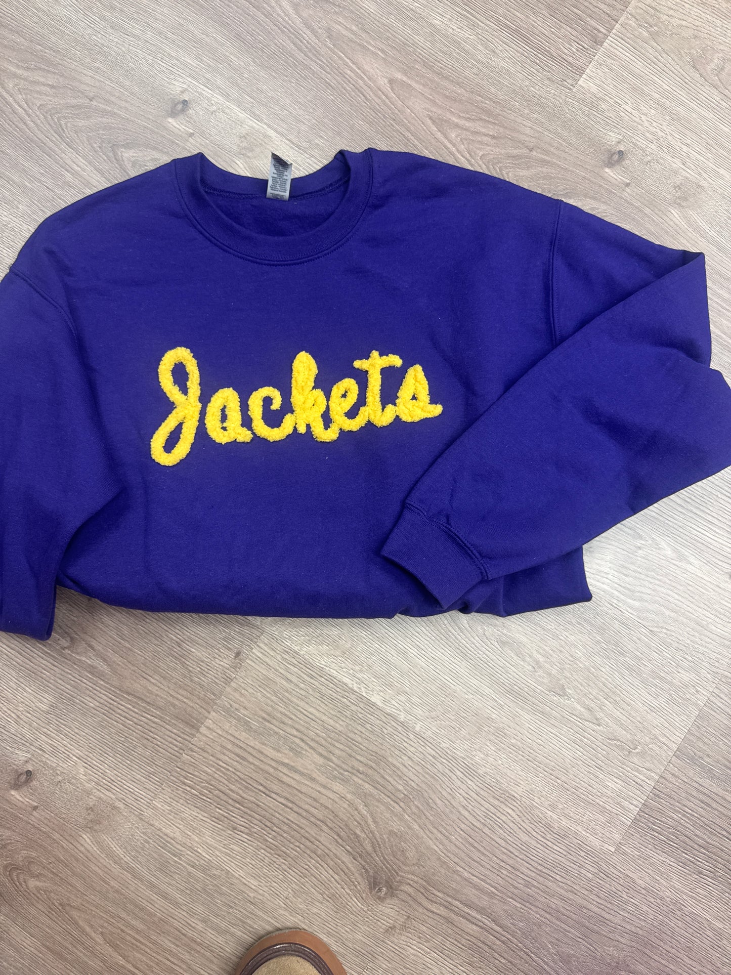 Denham Springs Jackets Yarn Embroidery