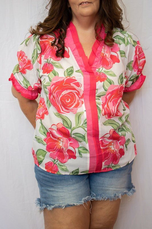 Rose Plus size Top