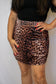 Velvet Leopard Skirt
