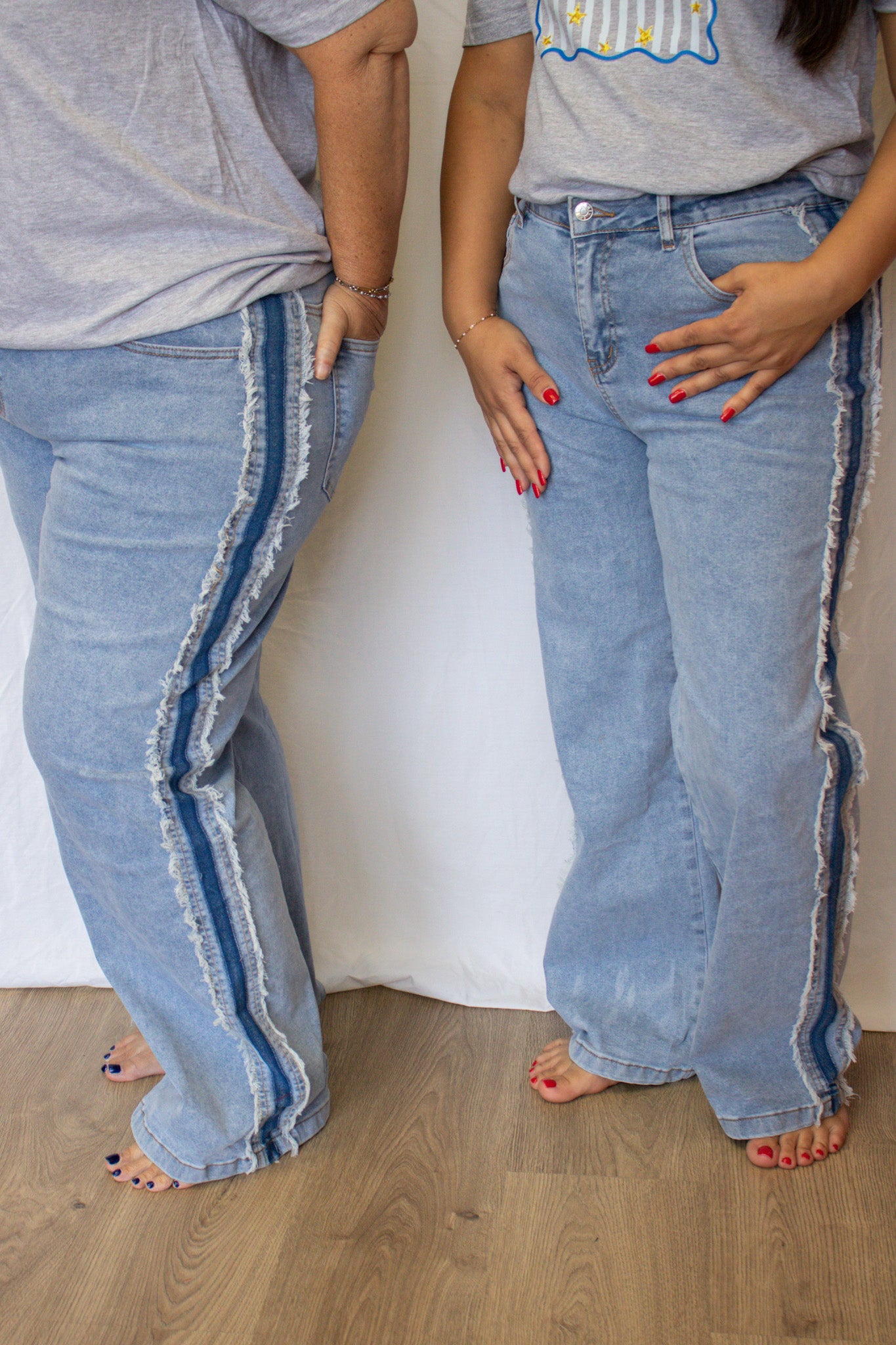 Beau Blue Contrast Jeans